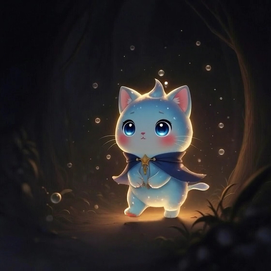 Luxibo glowing in darkness